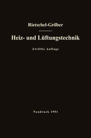 Cover von H.Rietschels Lehrbuch der Heiz- und Lüftungstechnik
