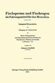 Cover von Fischsperma und Fischrogen als Nahrungsmittel für den Menschen