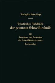 Cover von Berechnen und Entwerfen der Schweißkonstruktionen