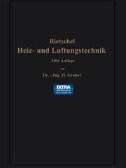 Cover von H.Rietschels Leitfaden der Heiz- und Lüftungstechnik