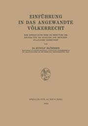 Cover von Einführung in das Angewandte Völkerrecht