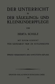 Cover von Der Unterricht in der Säuglings- und Kleinkinderpflege