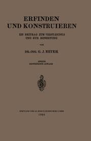 Cover von Erfinden und Konstruieren