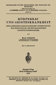 Cover von Körperbau und Geisteskrankheit