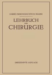 Cover von Lehrbuch der Chirurgie