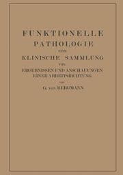 Cover von Funktionelle Pathologie