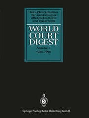 Cover von World Court Digest 1