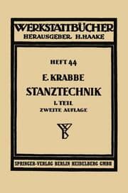 Cover von Stanztechnik