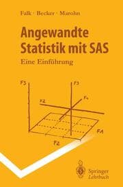 Cover von Angewandte Statistik mit SAS