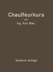 Cover von Chauffeurkurs