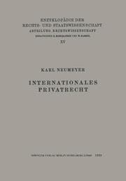 Cover von Internationales Privatrecht