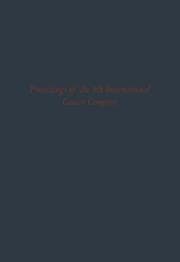 Cover von Proceedings of the 9th International Cancer Congress