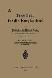 Cover von Freie Bahn für die Kurpfuscher?