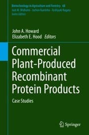 Cover von Commercial Plant-Produced Recombinant Protein Products