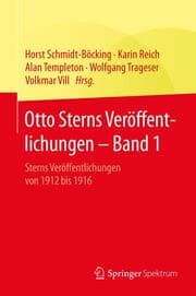 Cover von Otto Sterns Veröffentlichungen 1