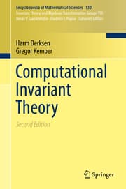 Cover von Computational Invariant Theory