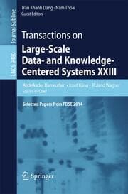 Cover von Transactions on Large-Scale Data- and Knowledge-Centered Systems XXIII