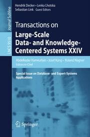 Cover von Transactions on Large-Scale Data- and Knowledge-Centered Systems XXIV