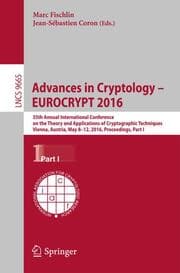 Cover von Advances in Cryptology - EUROCRYPT 2016