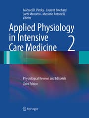Cover von Applied Physiology in Intensive Care Medicine 2
