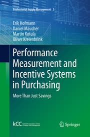 Cover von Performance Measurement and Incentive Systems in Purchasing