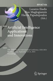 Cover von Artificial Intelligence Applications and Innovations