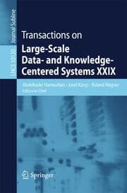 Cover von Transactions on Large-Scale Data- and Knowledge-Centered Systems XXIX