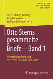 Cover von Otto Sterns gesammelte Briefe - Band 1