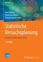 Cover von Statistische Versuchsplanung