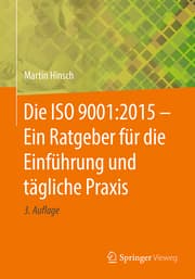 Cover von Die ISO 9001:2015 - Ein Ratgeber für die Einführung und tägliche Praxis
