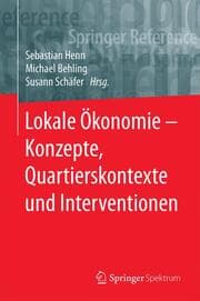 Cover von Lokale Ökonomie - Konzepte, Quartierskontexte und Interventionen