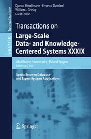 Cover von Transactions on Large-Scale Data- and Knowledge-Centered Systems XXXIX