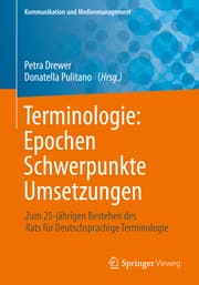 Cover von Terminologie : Epochen - Schwerpunkte - Umsetzungen