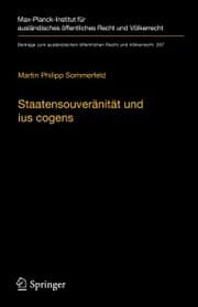 Cover von Staatensouveränität und ius cogens