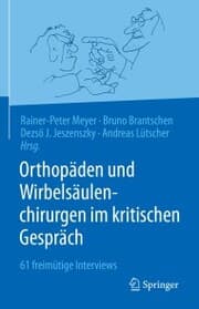 Cover von Orthopäden und Wirbelsäulenchirurgen im kritischen Gespräch