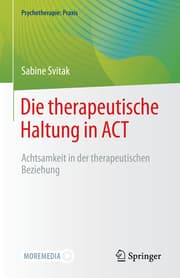 Cover von Die therapeutische Haltung in ACT