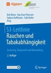 Cover von S3-Leitlinie Rauchen und Tabakabhängigkeit: Screening, Diagnostik und Behandlung