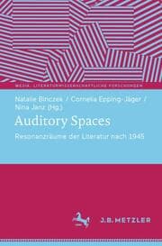 Cover von Auditory Spaces