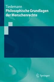 Cover von Philosophische Grundlagen der Menschenrechte
