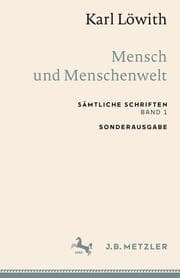 Cover von Karl Löwith: Mensch und Menschenwelt