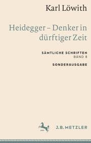 Cover von Karl Löwith: Heidegger - Denker in dürftiger Zeit