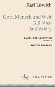 Cover von Karl Löwith: Gott, Mensch und Welt - G.B. Vico - Paul Valéry
