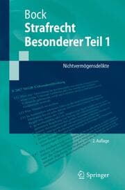 Cover von Strafrecht Besonderer Teil 1