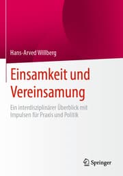 Cover von Einsamkeit und Vereinsamung