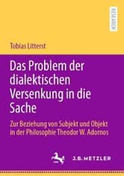 Cover von Das Problem der dialektischen Versenkung in die Sache