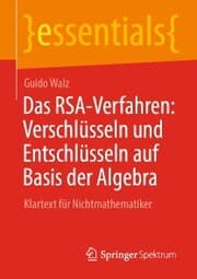 Cover von Das RSA-Verfahren: Verschlüsseln und Entschlüsseln auf Basis der Algebra
