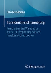 Cover von Transformationsfinanzierung