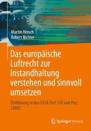 Cover von Das europäische Luftrecht zur Instandhaltung verstehen und sinnvoll umsetzen