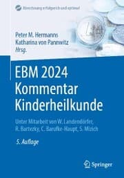 Cover von EBM 2024 Kommentar Kinderheilkunde