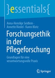 Cover von Forschungsethik in der Pflegeforschung